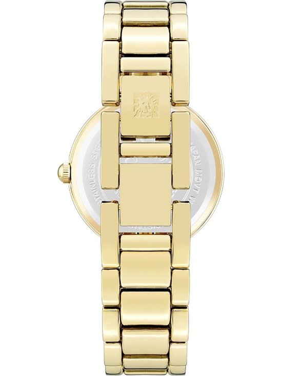 Anne Klein Women\'s Purple Gold Analog Solid Genuine Diamond Dial Bracelet Watch main image 5